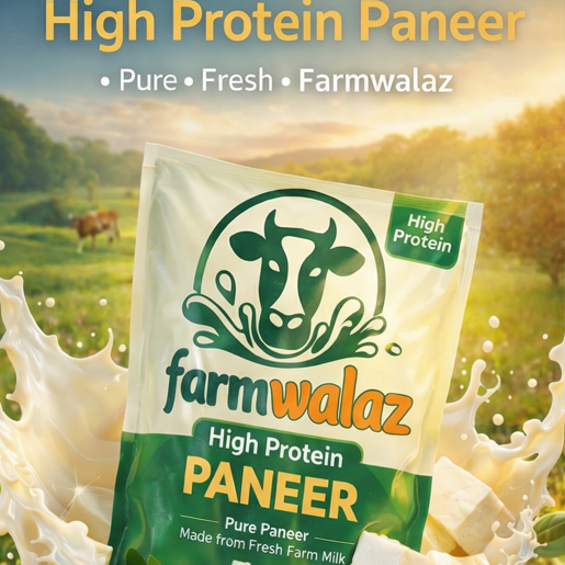 Farmwalaz Fresh High Protein Paneer