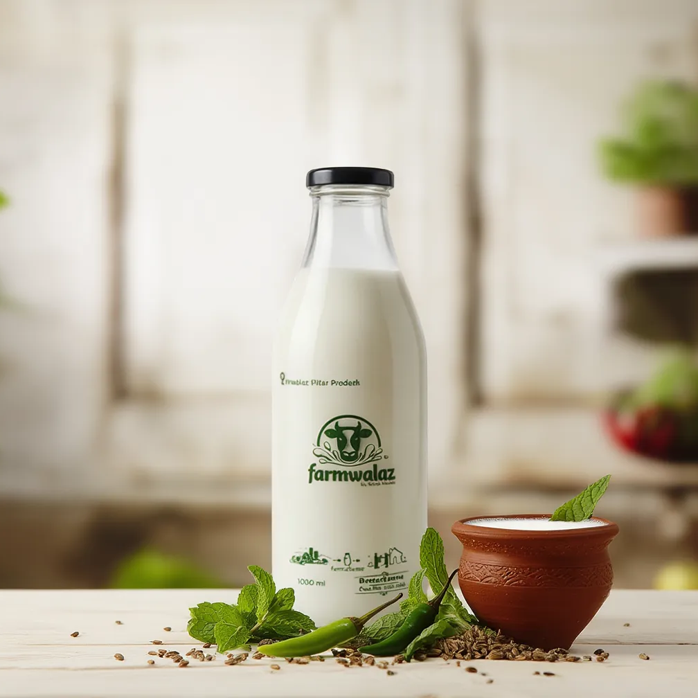 Farmwalaz Fresh Desi Mattha ( Chhach) Plain